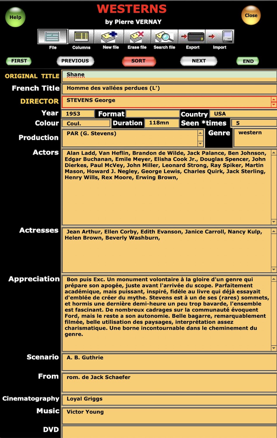 shane,western movie database, internet movie database, westerns,western movie poster